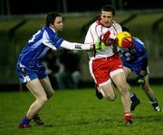 13 February 2007; Stephen O'Neill, Tyrone, is tackled by Eoin Duffy, Monaghan. McKenna Cup Semi-Final, Tyrone v Monaghan, Kingspan Breffni Park, Co. Cavan. Picture credit: Oliver McVeigh / SPORTSFILE