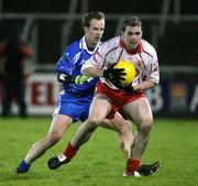13 February 2007; Paul Rouse, Tyrone, in action against Dermot McArdle, Monaghan. McKenna Cup Semi-Final, Tyrone v Monaghan, Kingspan Breffni Park, Co. Cavan. Picture credit: Oliver McVeigh / SPORTSFILE