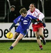 13 February 2007; Donal Morgan, Monaghan, in action against Brian Dooher, Tyrone. McKenna Cup Semi-Final, Tyrone v Monaghan, Kingspan Breffni Park, Co. Cavan. Picture credit: Oliver McVeigh / SPORTSFILE