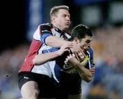 16 February 2007; Rob Kearney, Leinster, is tackled by Peter Jorgensen, Edinburgh Rugby. Magners League, Leinster v Edinburgh Rugby, Donnybrook, Dublin. Picture credit: David Maher / SPORTSFILE