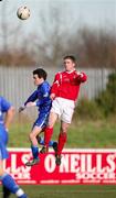 17 February 2007; Mark Holland, Cliftonville, in action against David Scullion, Dungannon Swifts. Carnegie Premier League, Cliftonville v Dungannon Swifts, Solitude, Belfast, Co. Antrim. Picture credit: Russell Pritchard / SPORTSFILE