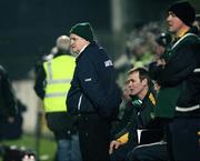 17 February 2007; Donegal manager Brian McIver watches from the dug out. McKenna Cup Final, Donegal v Tyrone, Healy Park, Omagh, Co. Tyrone. Picture credit: Oliver McVeigh / SPORTSFILE