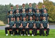 19 September 2014; The Republic of Ireland U17 squad. Johnstown House Hotel, Enfield, Co Meath. Photo by Sportsfile Picture credit: Paul Mohan / SPORTSFILE