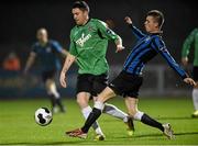 19 September 2014; Craig Walsh, Bohemians, in action against Ian Sweeney, Athlone Town. SSE Airtricity League Premier Division, Athlone Town v Bohemians. Athlone Town Stadium, Athlone, Co. Westmeath. Picture credit: Matt Browne / SPORTSFILE