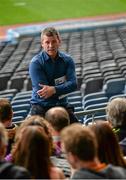 20 September 2014; Dara Ó Cinnéide is the latest to feature on the Bord Gáis Energy Legends Tour Series 2014 when he gave a unique tour of the Croke Park stadium and facilities this week. Pictured is Dara Ó Cinnéide during the tour. Croke Park, Dublin. Photo by Sportsfile