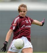 30 August 2014; Barbara Hannon, Galway. TG4 All-Ireland Ladies Football Senior Championship, Semi-Final, Dublin v Galway, Cusack Park, Mullingar, Co. Westmeath. Picture credit: Oliver McVeigh / SPORTSFILE