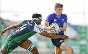 20 September 2014; Garry Ringrose, Leinster, is tackled by Cian Romaine, Connacht. Under 20 Interprovincial, Connacht v Leinster. The Sportsground, Galway. Picture credit: Diarmuid Greene / SPORTSFILE