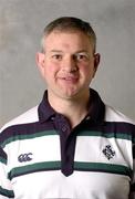 14 February 2007; Bobby Byrne, Assistant Coach, Ireland Rugby U19 Squad. Crowne Plaza, Northwood Park Santry, Dublin. Picture credit: Brendan Moran / SPORTSFILE
