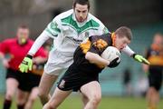 18 February 2007; Kevin O'Leary, Dr. Crokes, in action against Kevin O'Neill, Moorefield. AIB All-Ireland Club Football Semi-Final, Moorefield v Dr. Crokes, Gaelic Grounds, Limerick. Picture credit: Kieran Clancy / SPORTSFILE