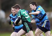 21 February 2007; Paul McComiskey, QUB, in action against Cormac McGill, UCD. Sigerson Cup Quarter Final, University College Dublin v Queens University Belfast, UCD Belfield, Dublin. Picture credit: Brian Lawless / SPORTSFILE