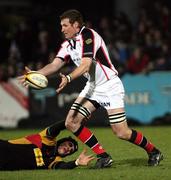 16 February 2007; Justin Harrison, Ulster. Magners League, Ulster v Dragons, Ravenhill Park, Belfast Co. Antrim. Picture credit: Oliver McVeigh / SPORTSFILE