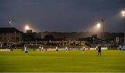 17 September 2014; General views of Finn Park, home of Finn Harps FC with the floodlights of MacCumhaill Park, GAA ground in close proximity. FAI Ford Cup Quarter-Final Replay, Finn Harps v Avondale United. Finn Park, Ballybofey, Co. Donegal. Picture credit: Oliver McVeigh / SPORTSFILE