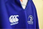 20 September 2014; A Leinster jersey hangs in the dressing rooms ahead of the game. Leinster Women’s Senior Interprovincial Campaign, Leinster v Ulster. Ashbourne RFC, Ashbourne, Co. Meath. Picture credit: Brendan Moran / SPORTSFILE