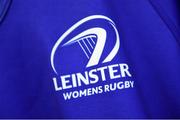 20 September 2014; The crest on a Leinster jersey as it hangs in the dressing rooms ahead of the game. Leinster Women’s Senior Interprovincial Campaign, Leinster v Ulster. Ashbourne RFC, Ashbourne, Co. Meath. Picture credit: Brendan Moran / SPORTSFILE