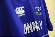 20 September 2014; A Leinster jersey hangs in the dresingrooms ahead of the game. Leinster Women’s Senior Interprovincial Campaign, Leinster v Ulster. Ashbourne RFC, Ashbourne, Co. Meath. Picture credit: Brendan Moran / SPORTSFILE