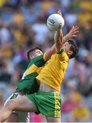 21 September 2014; Ciarán Gillespie, Donegal, in action against Liam Kearney, Kerry. Electric Ireland GAA Football All Ireland Minor Championship Final, Kerry v Donegal. Croke Park, Dublin. Picture credit: Ramsey Cardy / SPORTSFILE