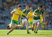 21 September 2014; Stephen McBrearty, Donegal, in action against Cormac Coffey, Kerry. Electric Ireland GAA Football All Ireland Minor Championship Final, Kerry v Donegal. Croke Park, Dublin. Picture credit: Ray McManus / SPORTSFILE