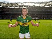 21 September 2014; Kerry's Killian Spillane celebrates after the game. Electric Ireland GAA Football All Ireland Minor Championship Final, Kerry v Donegal. Croke Park, Dublin. Picture credit: Ray McManus / SPORTSFILE