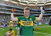 21 September 2014; Kerry's Brian Rayel celebrate his side's victory. Electric Ireland GAA Football All Ireland Minor Championship Final, Kerry v Donegal. Croke Park, Dublin. Picture credit: Ramsey Cardy / SPORTSFILE