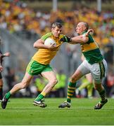 21 September 2014; Christy Toye, Donegal, in action against Kieran Donaghy, Kerry. GAA Football All Ireland Senior Championship Final, Kerry v Donegal. Croke Park, Dublin. Picture credit: Piaras Ó Mídheach / SPORTSFILE
