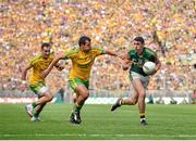 21 September 2014; Paul Geaney, Kerry, in action against Frank McGlynn, Donegal. GAA Football All Ireland Senior Championship Final, Kerry v Donegal. Croke Park, Dublin. Picture credit: Ramsey Cardy / SPORTSFILE