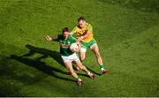 21 September 2014; Marc Ó Sé, Kerry, in action against Karl Lacey, Donegal. GAA Football All Ireland Senior Championship Final, Kerry v Donegal. Croke Park, Dublin. Picture credit: Dáire Brennan / SPORTSFILE