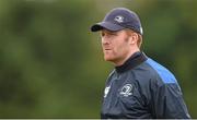 20 September 2014; Leinster forwards coach Peter O'Donnell. Under 18 Club Interprovincial, Leinster v Connacht. Naas RFC, Naas, Co. Kildare. Picture credit: Stephen McCarthy / SPORTSFILE