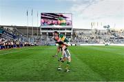 21 September 2014; Kieran Donaghy, Kerry, celebrates with team-mate Michael Geaney, right, after the game. GAA Football All Ireland Senior Championship Final, Kerry v Donegal. Croke Park, Dublin. Picture credit: Brendan Moran / SPORTSFILE