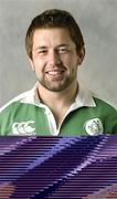 18 February 2007; Kevin Corrigan, Ireland. AIB Club International Rugby Squad portraits. Barnhall Rugby Football Club, Parsonstown, Leixlip, Co. Kildare. Picture credit: Brendan Moran / SPORTSFILE