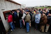18 February 2007; Supporters of both teams que up to buy tickets. Allianz National Hurling League, Division 1B, Round 1, Tipperary v Limerick, McDonagh Park, Nenagh, Co. Tipperary. Picture credit: Ray McManus / SPORTSFILE