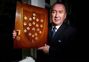 22 February 2007; JJ Barrett with his father's collection of medals which were won playing for Kerry between 1924 and 1932. Included in the collection of the late Joe Barrett, withdrawn from the GAA Museum at Croke Park, are four All-Ireland football winners medals, two Tailteann games winners medals and a War of Independence medal. Mr Barrett is photographed at home in Bray, Co. Wicklow. Picture Credit: Pat Murphy / SPORTSFILE