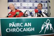 23 February 2007; England Head Coach Brian Ashton, left, and captain Phil Vickery during a press conference ahead of their Six Nations game against Ireland. Croke Park, Dublin. Picture Credit: Brian Lawless / SPORTSFILE