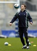 23 February 2007; Ireland's Gordon D'Arcy during squad training ahead of their Six Nations game against England. Croke Park, Dublin. Picture Credit: Brian Lawless / SPORTSFILE