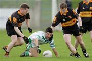 24 February 2007; Philie Wolfe, Moorefield, in action against Keith McMahon and Eanna Kavanagh, Dr Crokes. AIB All-Ireland Club Football Semi-Final Replay, Moorefield v Dr Crokes, McDonagh Park, Nenagh, Co. Tipperary. Picture Credit: Kieran Clancy / SPORTSFILE