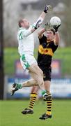 24 February 2007; Ronan Sweeney, Moorefield, in action against Ambrose O'Donovan, Dr Crokes. AIB All-Ireland Club Football Semi-Final Replay, Moorefield v Dr Crokes, McDonagh Park, Nenagh, Co. Tipperary. Picture Credit: Kieran Clancy / SPORTSFILE