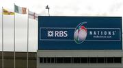 24 February 2007; The Ulster, left, Irish Tricolour and the St Georges Cross flags fly over Croke Park before the game. RBS Six Nations Rugby Championship, Ireland v England, Croke Park, Dublin. Picture Credit: Brendan Moran / SPORTSFILE