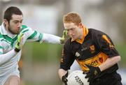 24 February 2007; Colm Cooper, Dr Crokes in action against Kevin O'Neill, Moorefield. AIB All-Ireland Club Football Semi-Final Replay, Moorefield v Dr Crokes, McDonagh Park, Nenagh, Co. Tipperary. Picture Credit: Kieran Clancy / SPORTSFILE