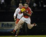 24 February 2007; Eoin Sexton, Cork, in action against Ryan Mellon, Tyrone. Allianz National Football League, Division 1A, Round 3, Cork v Tyrone, Pairc Ui Rinn, Cork. Picture Credit: Pat Murphy / SPORTSFILE