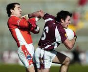 25 February 2007; Diarmuid Blake, Galway, in action against Paddy McKeever, Armagh. Allianz National Football League, Division 1B, Round 3, Galway v Armagh, Pearse Stadium, Galway. Picture Credit: Ray Ryan / SPORTSFILE