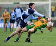 25 February 2007; Barry Dunnion, Donegal, in action against Alan Brigan, Dublin. Allianz National Football League, Division 1A, Round 3, Donegal v Dublin, Fr. Tierney Park, Ballyshannon, Co. Donegal. Picture Credit: Oliver McVeigh / SPORTSFILE