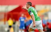 21 September 2014; Rob Lehane, Cork City, celebrates after scoring his side's first goal. SSE Airtricity League Premier Division, Limerick FC v Cork City. Thomond Park, Limerick. Picture credit: Diarmuid Greene / SPORTSFILE