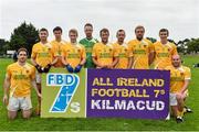 20 September 2014; The Clonduff team. 2014 Kilmacud Crokes FBD 7s, Páirc de Búrca, Glenalbyn, Stillorgan, Co. Dublin. Picture credit: Ramsey Cardy / SPORTSFILE
