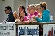 20 September 2014; Leinster supporters enjoying themselves at the game. Leinster Women’s Senior Interprovincial Campaign, Leinster v Ulster. Ashbourne RFC, Ashbourne, Co. Meath. Picture credit: Brendan Moran / SPORTSFILE