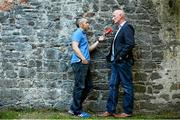 22 September 2014; Kilkenny manager Brian Cody, right, speaks to Dave McIntyre of Newstalk during a press evening ahead of his side's GAA Hurling All-Ireland Senior Championship Final Replay against Tipperary on Saturday September 27th. Langton's Hotel, Kilkenny. Picture credit: Ramsey Cardy / SPORTSFILE