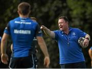 22 September 2014; Leinster head coach Matt O'Connor during squad training ahead of Friday's Guinness Pro 12, Round 4, match against Cardiff Blues. UCD, Dublin. Picture credit: Stephen McCarthy / SPORTSFILE
