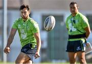 22 September 2014; Connacht's Conor Finn, left, and head coach Pat Lam during squad training ahead of Friday's Guinness Pro 12, Round 4, match against Glasgow Warriors. Sportsground, Galway. Picture credit: Ramsey Cardy / SPORTSFILE