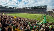 21 September 2014; Kerry, and Donegal, supporters in the Cusack Stand watch the parade before the game. GAA Football All Ireland Senior Championship Final, Kerry v Donegal. Croke Park, Dublin. Picture credit: Ray McManus / SPORTSFILE