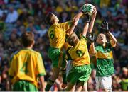 21 September 2014; Action between Kerry and Donegal during the INTO/RESPECT Exhibition GoGames. Croke Park, Dublin. Picture credit: Ramsey Cardy / SPORTSFILE