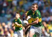 21 September 2014; Matthew Ging, St Brigid’s NS, Co. Wicklow, representing Kerry, during the INTO/RESPECT Exhibition GoGames. Croke Park, Dublin. Picture credit: Ramsey Cardy / SPORTSFILE