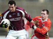 25 February 2007; Joe Bergin, Galway, in action against Ciaran McKeever, Armagh. Allianz National Football League, Division 1B, Round 3, Galway v Armagh, Pearse Stadium, Galway. Picture Credit: Ray Ryan / SPORTSFILE